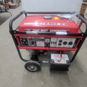 All Power America APG3075 7500 Watt Portable Gas 13h.P Generator with Wheels and External Battery