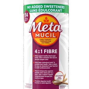 METAMUCIL 4-IN-1 NO ADDED SWEETNERS FIBRE THERAPY -N, E: 8/2027