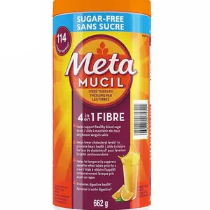 METAMUCIL 4 IN 1 MULTIHEALTH FIBRE SUPPLEMENT POWDER SUGAR-FREE, ORANGE -N, E: 2029