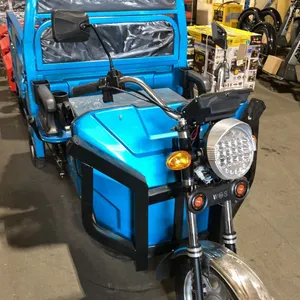 IRANCH IRET13 HIGH END 800W ELECTRIC TRICYCLE WITH DROP SIDE MANUAL DUMP BED *COLOR GREEN*