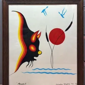 Framed Original Painting by Stanley Dubois -