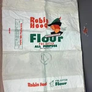 Vintage Robin Hood Flour Sack.