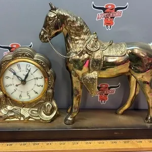 Western Horse Clock. Working, But Makes Quite the