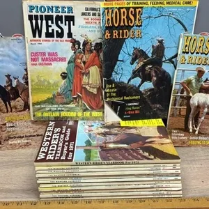 Asst. Western Magazines 1971, 1972 & 1973. Horse