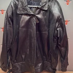 Massimo Leather Jacket. Medium.