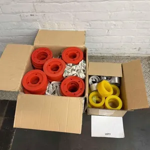 assorted feeder wheels and hubs