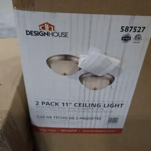 Qty Of (10) 11 In. Ceiling Lights