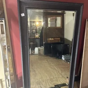 4.5 ft x 39 in mirror. Bronze frame