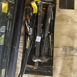 Tool box with tools