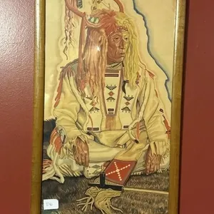 vintage Winold Reiss print, specifically a