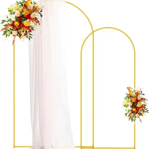 $66 (2Pck) Gold Wedding Arch Stand