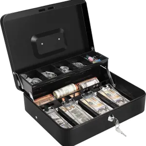 NEW $31 Sumerfnt Cash Box with Money Tray