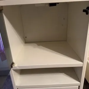 2 Side Table Cabinets Lighted 22x18x43