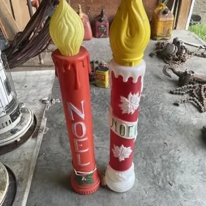 Blow moldNoel candles