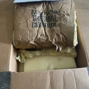 Box of insulation and foam