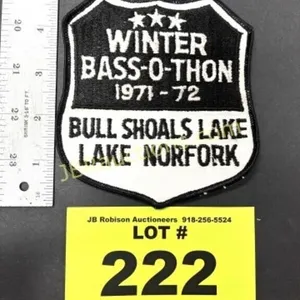 VINTAGE BASS-A-THON PATCH BULL SHOALS NORFORK