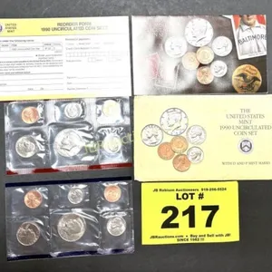 1990 UNCIRCULATED COIN SET D AND P MINTS