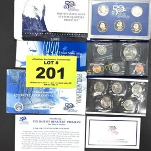 1999 US UNCIRCULATED MINT COIN SET