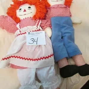 Raggedy Ann and Andy Dolls