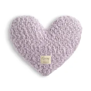 DEMDACO Lavender Weighted Heart Pillow 10x11in