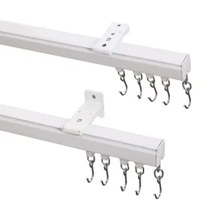 ChadMade 6ft-9ft Adjustable Curtain Track Rod...