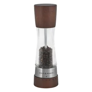 Cole  Mason Salt  Pepper Mill Set Forest Wood