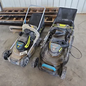 2 Yardworks Electric Lawnmowers - Qty 1 *Parts Missing for Handle*