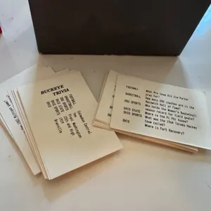 Buckeye Trivia Game Set