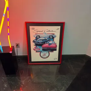 Framed Corvette Art Print