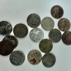 20 U.S. 1943 Steel Wheat Pennies