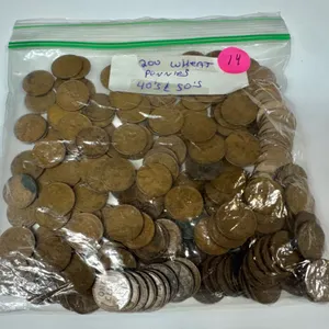 200 Wheat Pennies from the 1940s and 1950s