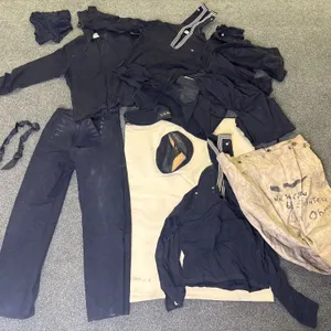 Vintage U.S. Navy Uniform Grouping With Hat, Trousers & Accessories
