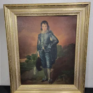 Framed “The Blue Boy” Print After Thomas Gainsborough