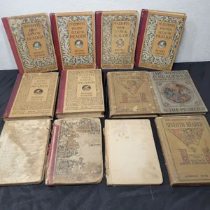 Vintage Book Collection Includes McGuffeys Eclectic Readers