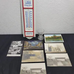 South Eastern Ohio Postcards, Thermometer, Measuring Glass