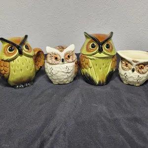 Vintage Owl Mugs/Cups – Enesco Japan & Japan Pottery – 2 Pc Lot