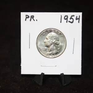 1954 U.S. Washington Silver Proof Quarter