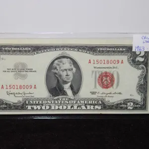 1963 U.S. Two Dollar Note