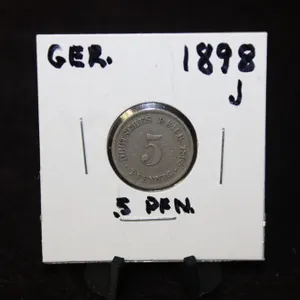 1898-J Germany Five Pfennig
