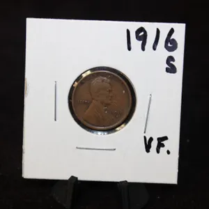 1916-S U.S. Lincoln Wheat Cent