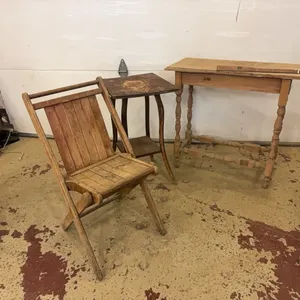2 tables & chair