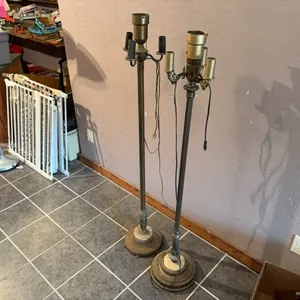 2 - Antique Floor Lamps