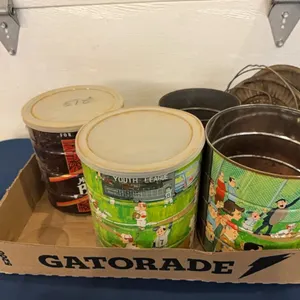 Coffee tins