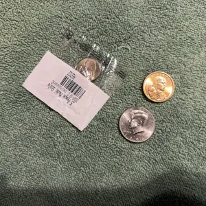 Kennedy half, Sacagawea dollar, Jefferson peace medal nickel