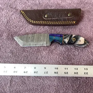 Damascus steel knife