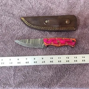 Damascus steel knife
