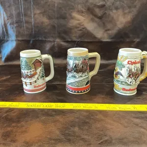 Budweiser steins