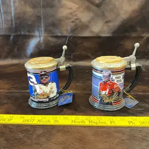 Earnhardt/Earnhardt Jr steins