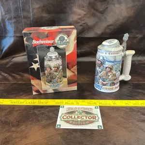 Budweiser Army stein
