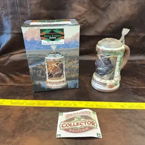 Budweiser Bear Family Cave stein
